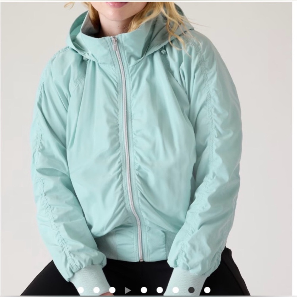 Athleta Jet Set Bomber Medium Petite NWOT